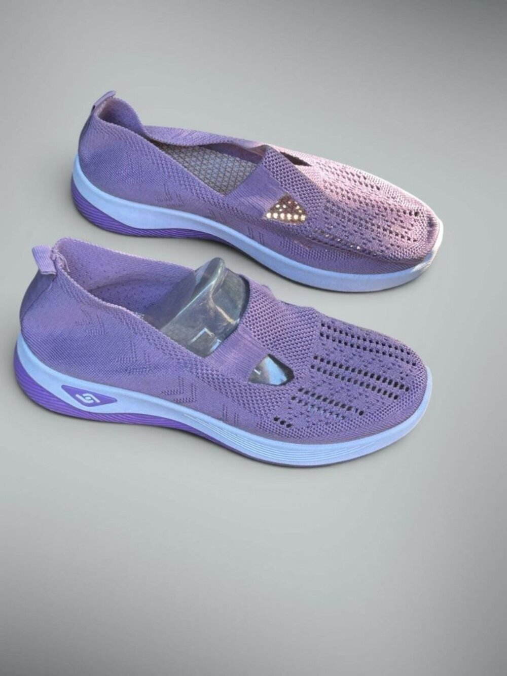 Ortho-MAX Lavender Mesh Orthropedic Comfort Shoes Size 38 NEW